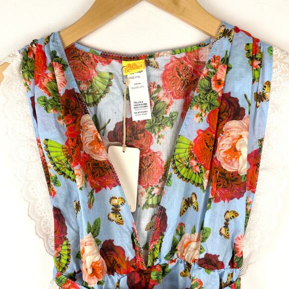 Agua Bendita Tunic Swim Cover Up In Bendito Rosal Size Medium New - Picture 4 of 16